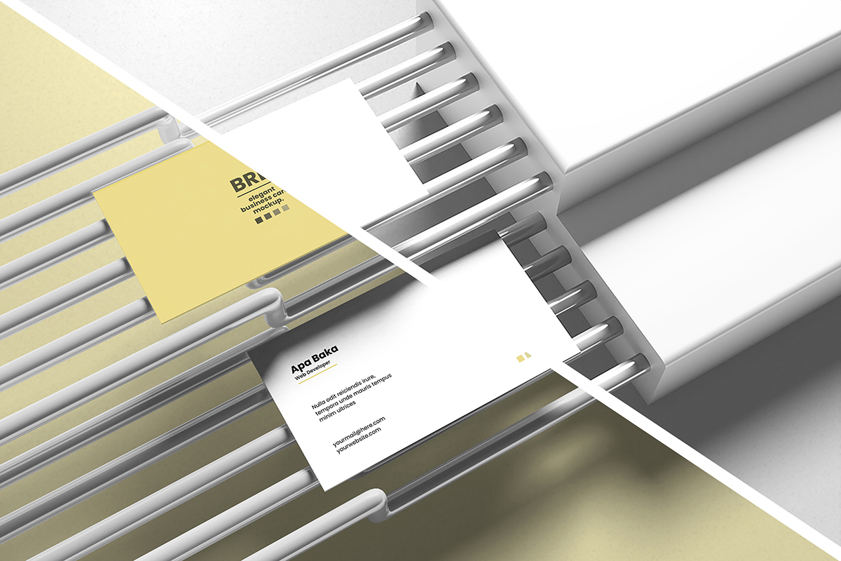 Elegant Business Card Mockup