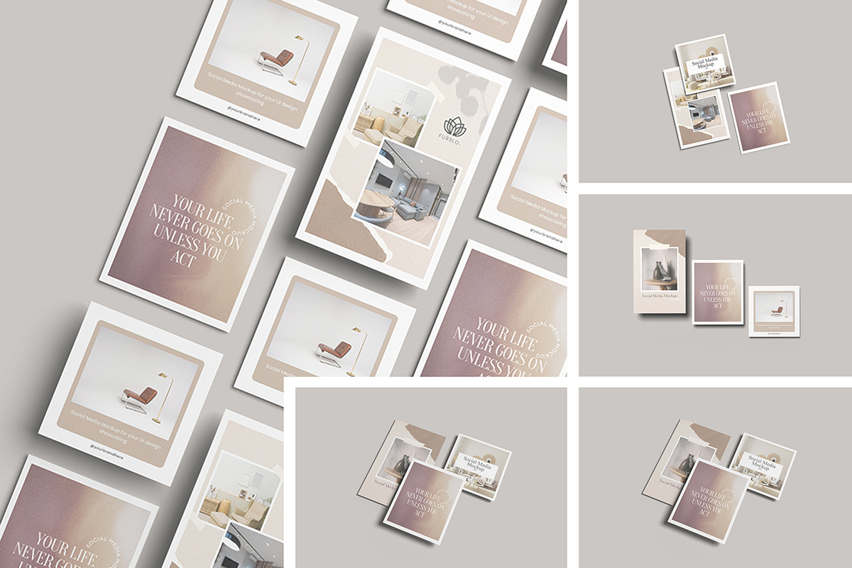 Elegant Social Media Mockup V4