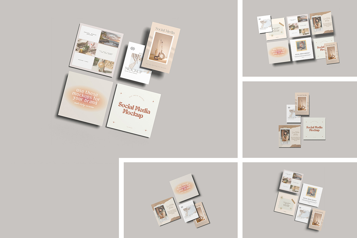 Minimalist Social Media Mockup