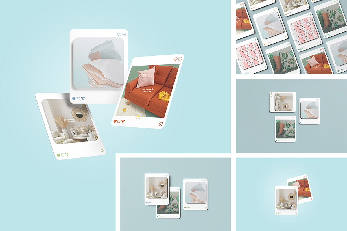 Clean Social Media Mockup