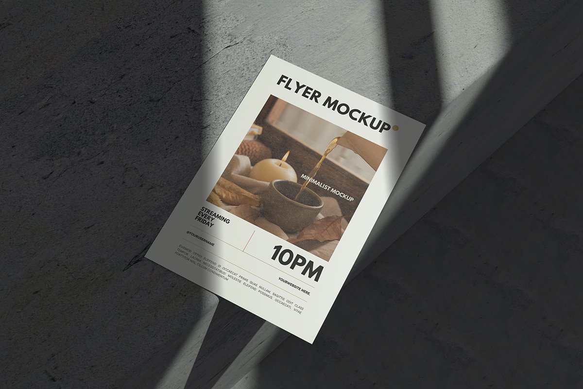 Industrial Style Flyer Mockup