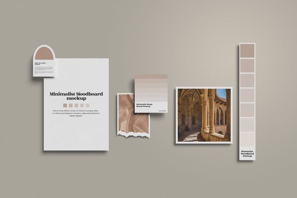 Minimalist Ideas Moodboard Mockup