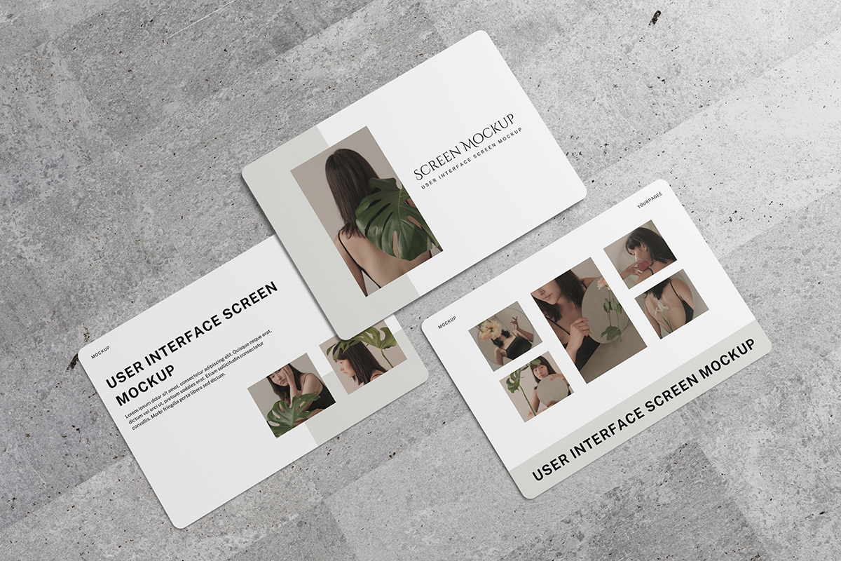 Industrial Style iPad Pro Screen Mockup