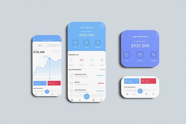 UI App Screen Mockup