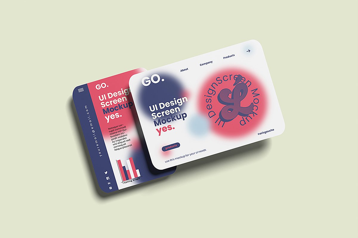 UI Design Screen Mockup