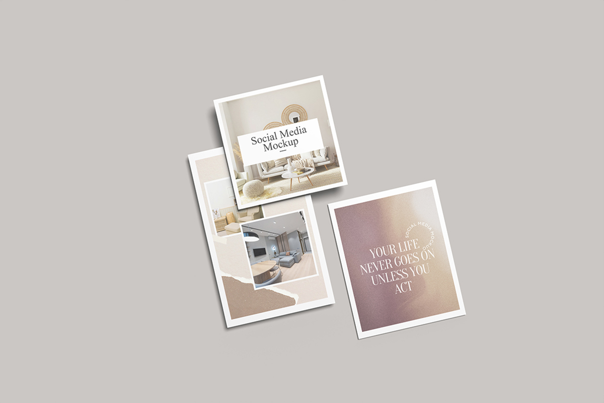 Elegant Social Media Mockup V4