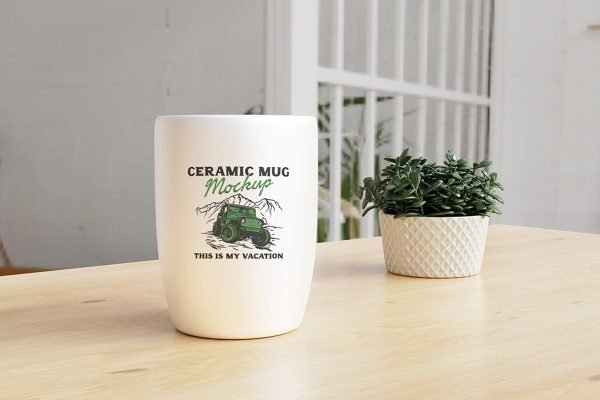 Minimalist Ceramic Mug Mockup
