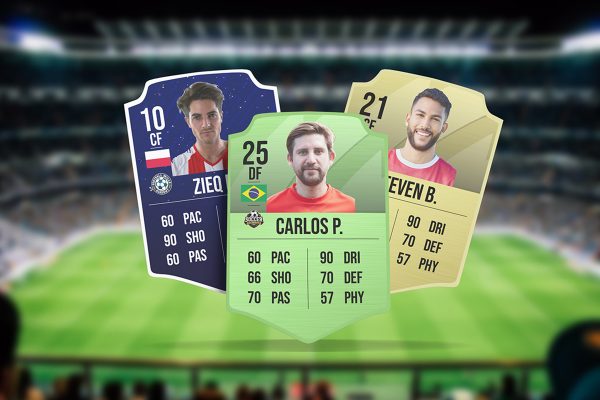 Soccer Player Personalized Badges Mockup