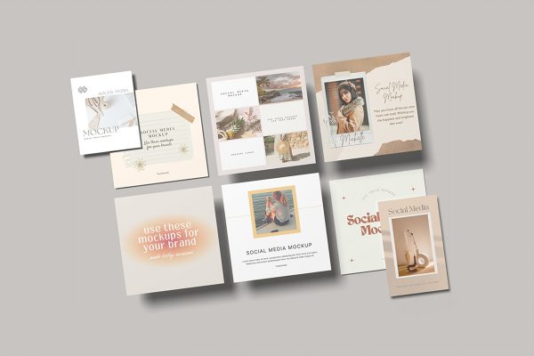 Minimalist Social Media Mockup