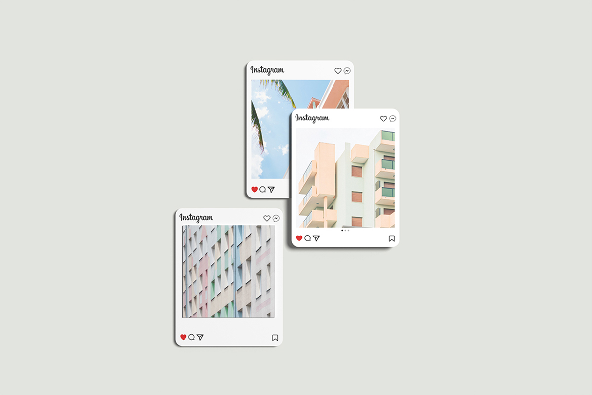 Pastel Color Social Media Mockup