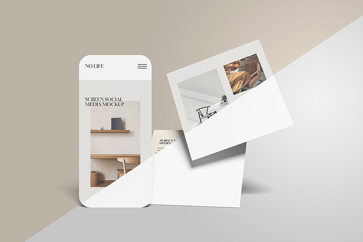 Elegant Social Media Mockup