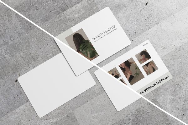 Industrial Style iPad Pro Screen Mockup