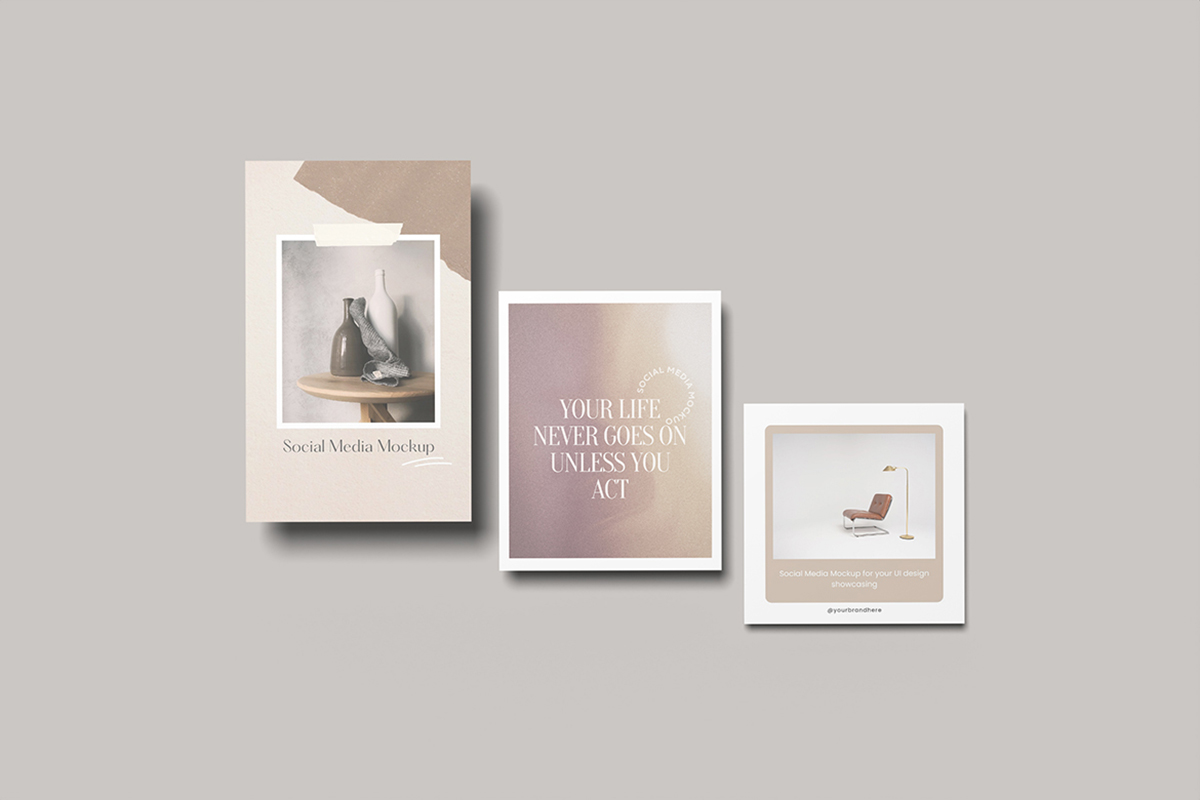 Elegant Social Media Mockup V4