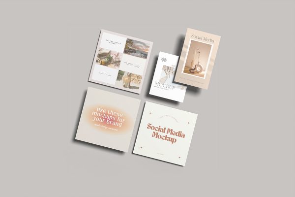 Minimalist Social Media Mockup