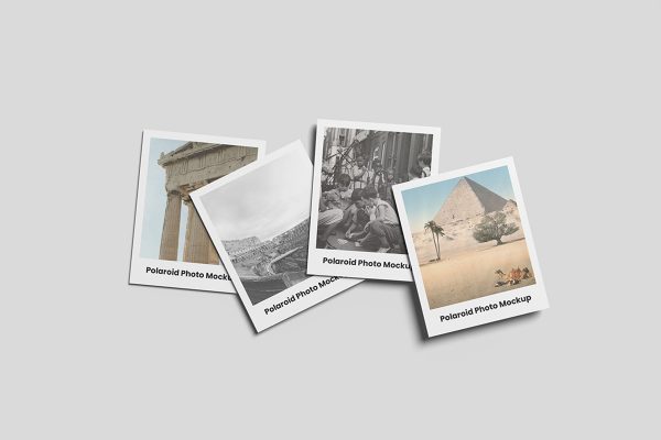 Minimalist Polaroid Photo Mockup