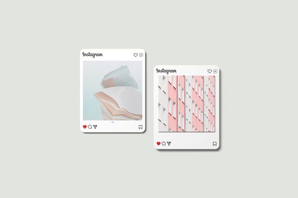 Pastel Color Social Media Mockup