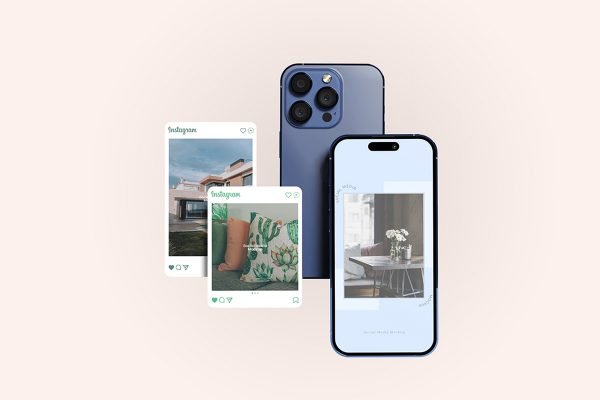 Social Media and Smartphone Mockup