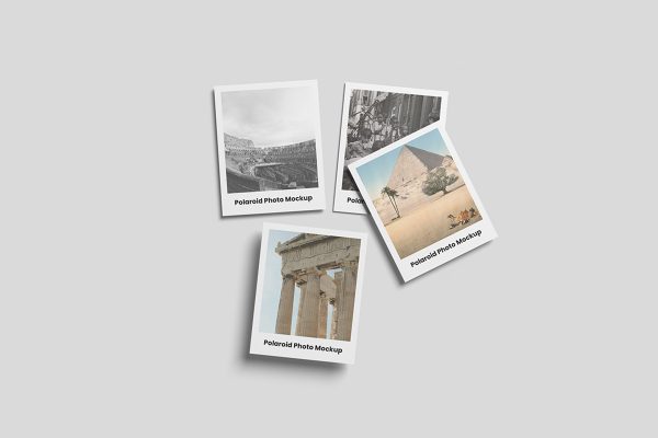 Minimalist Polaroid Photo Mockup