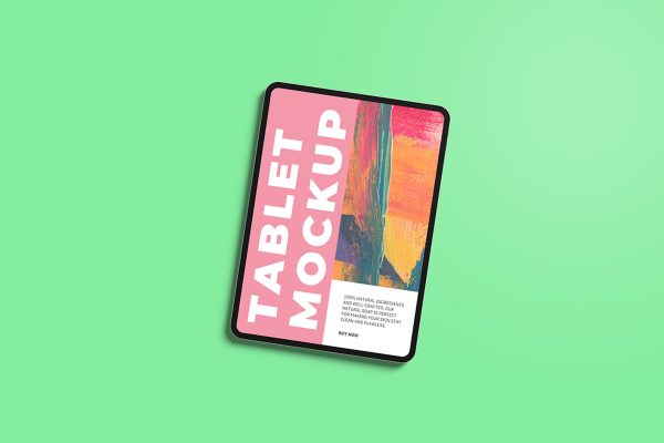 Colorful iPad Pro Mockup