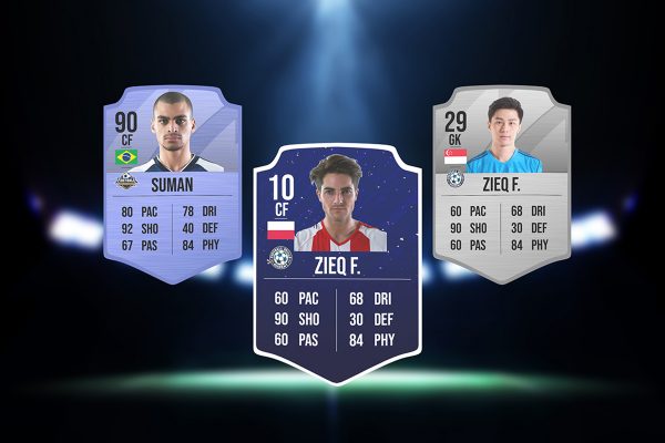 Soccer Player Personalized Badges Mockup