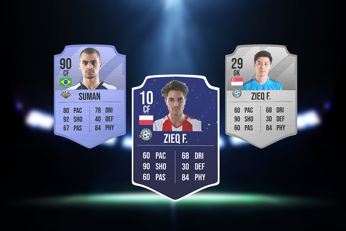 Soccer Player Personalized Badges Mockup