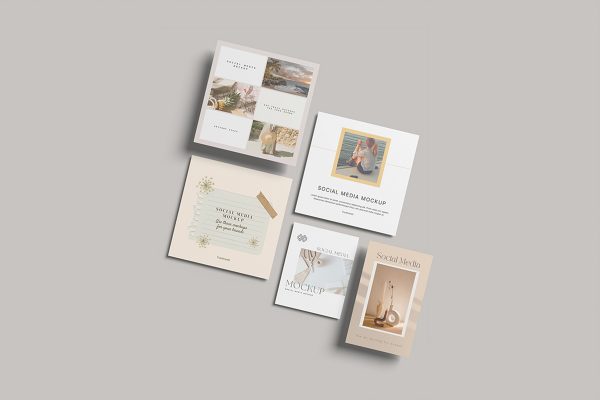 Minimalist Social Media Mockup