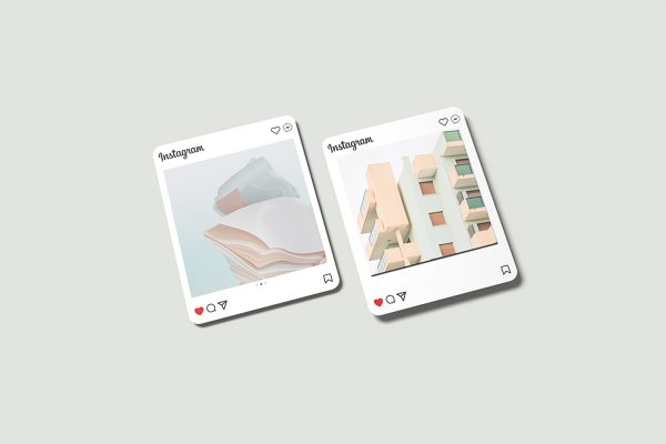 Pastel Color Social Media Mockup