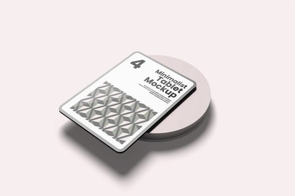 Floating Tablet Mockup for UI Design