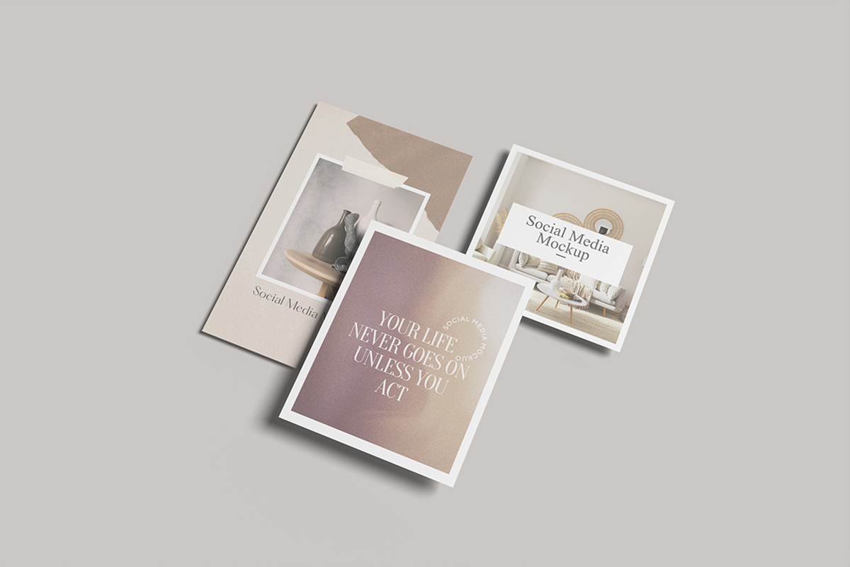 Elegant Social Media Mockup V4