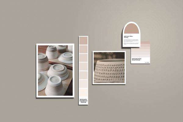 Minimalist Ideas Moodboard Mockup