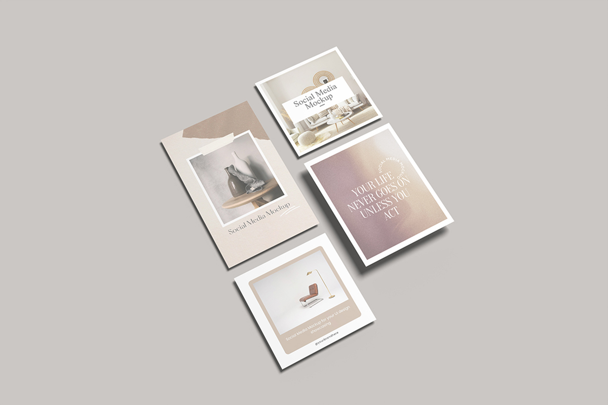 Elegant Social Media Mockup V4