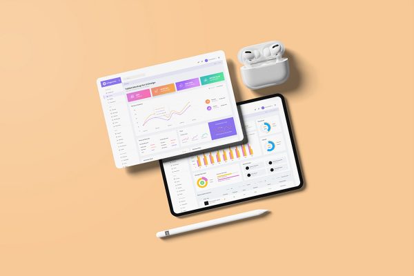 Tablet Mockup for UI Design