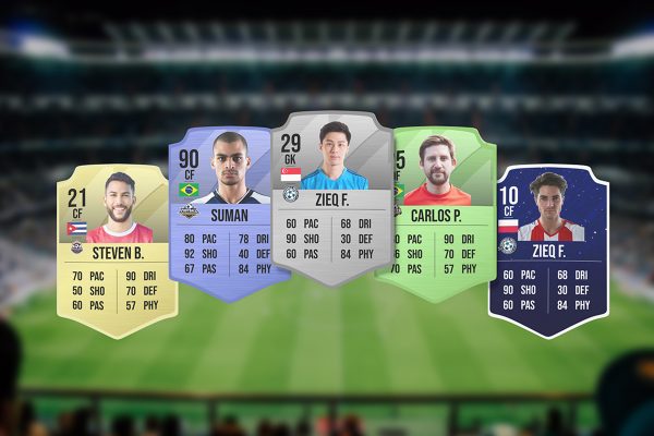 Soccer Player Personalized Badges Mockup