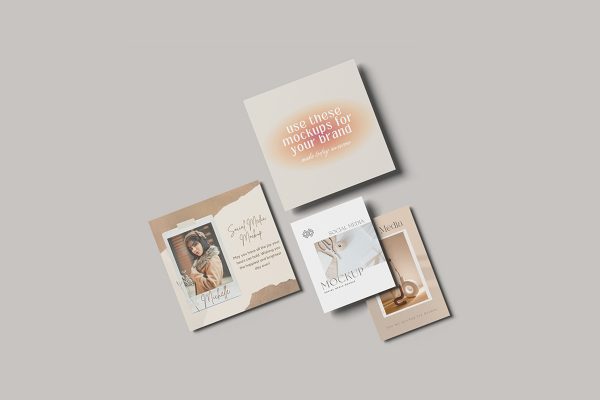 Minimalist Social Media Mockup