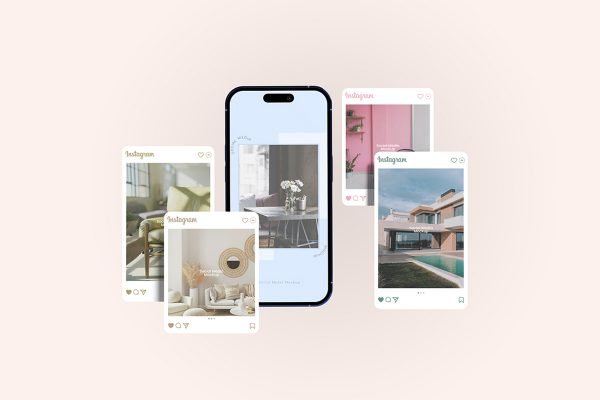 Social Media and Smartphone Mockup