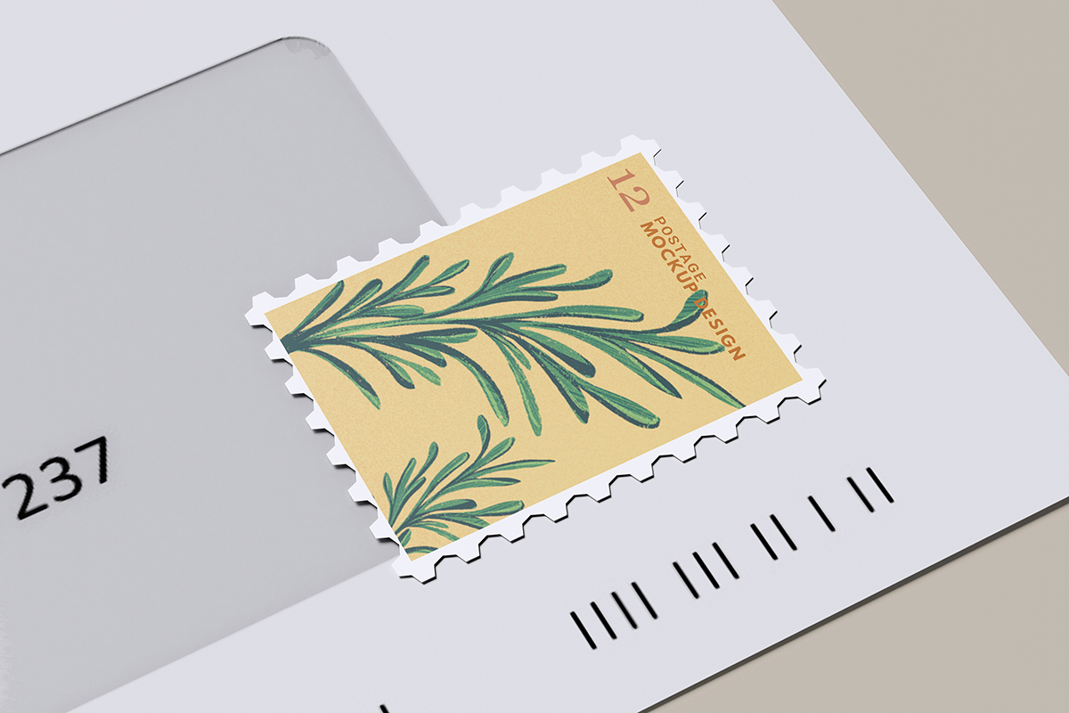 Postage Mockup