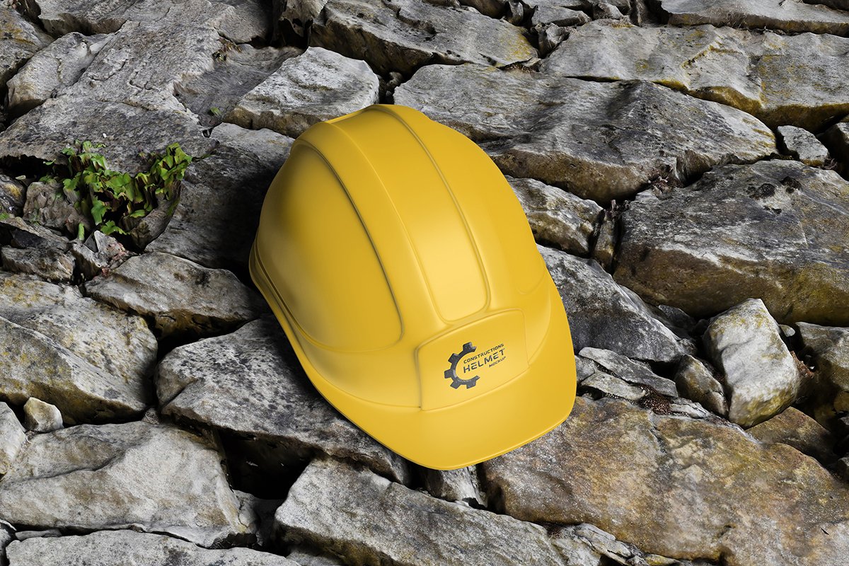 Construction Helmet Mockup