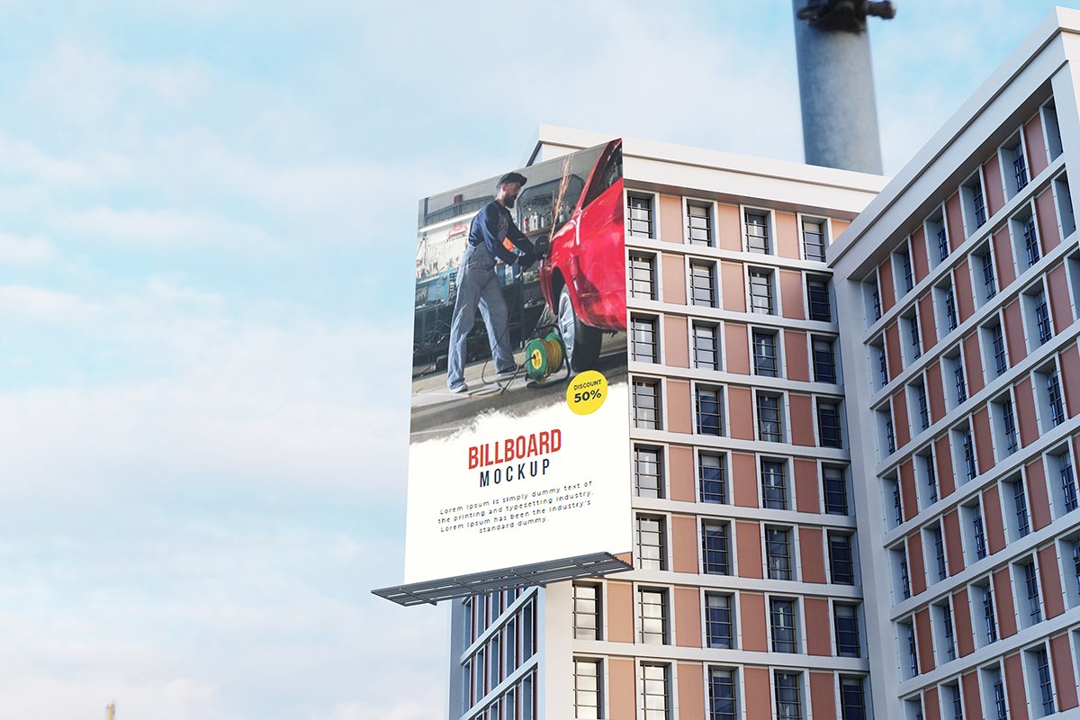Advertising Billboard Mockup