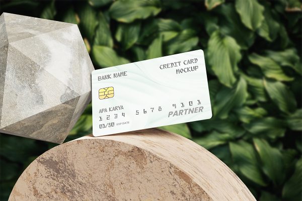 Clean Credit Card Mockup