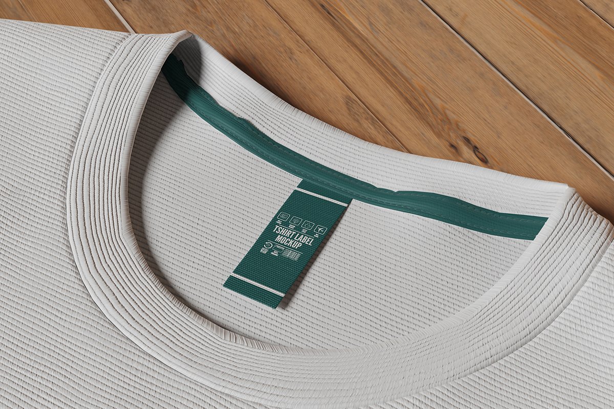 Tshirt Label Mockup