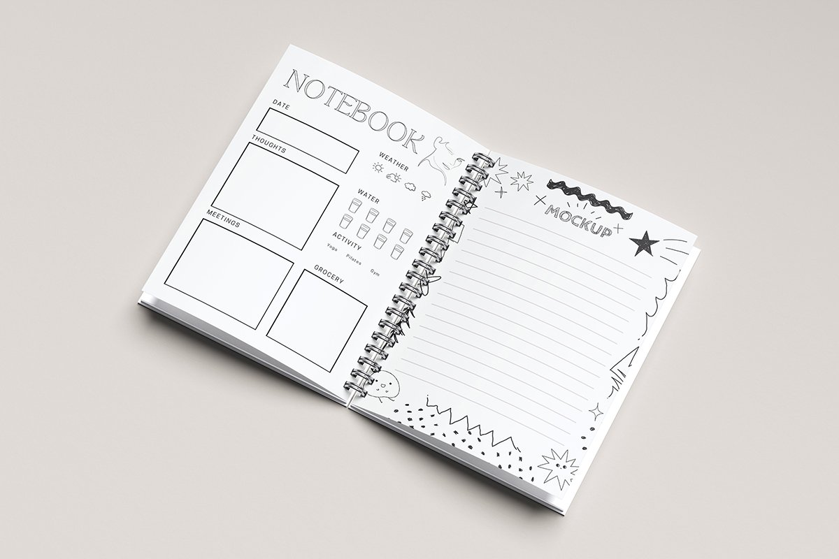 Notebook Mockup
