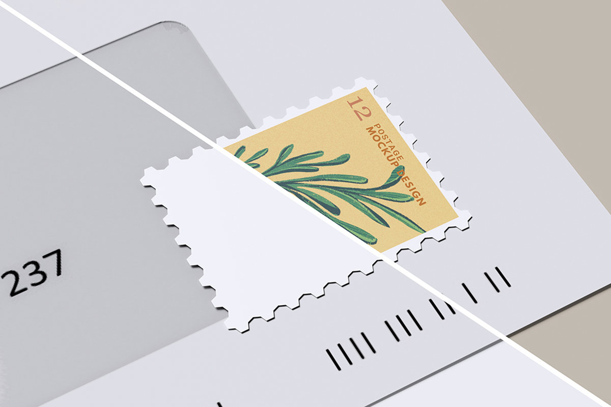 Postage Mockup