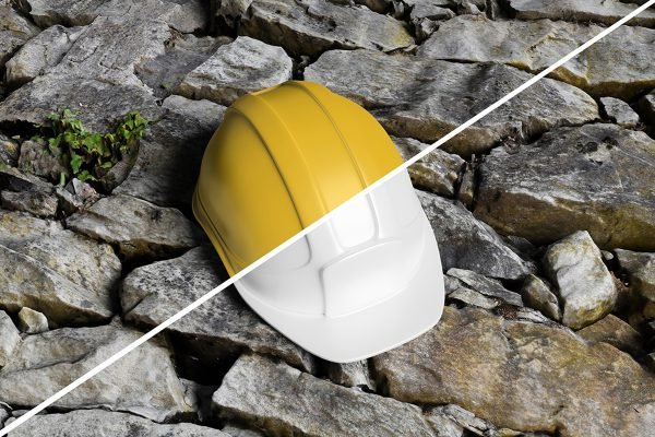 Construction Helmet Mockup