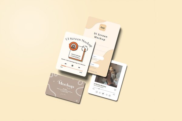Branding App UI Mockup Kit
