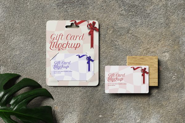 Gift Card Mockup