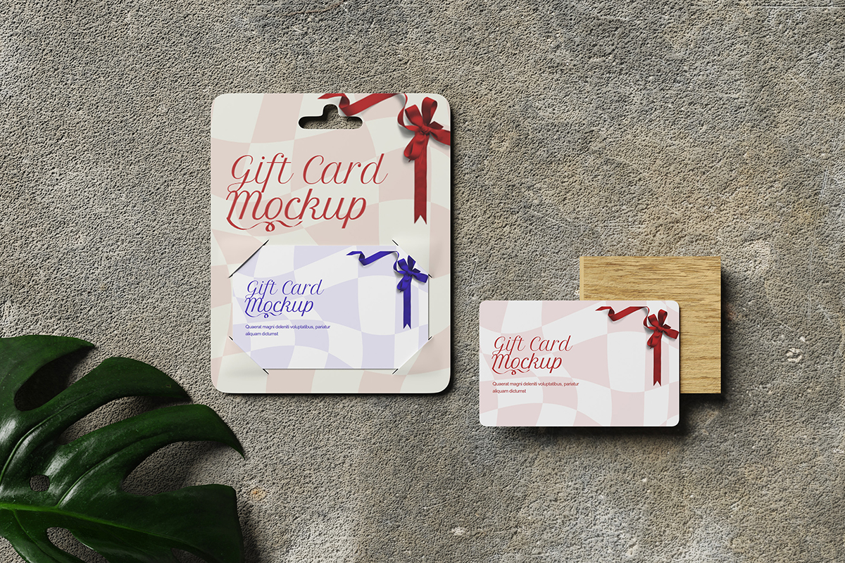 Gift Card Mockup
