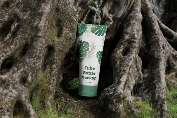 Tube Cosmetic Bottle Mockup