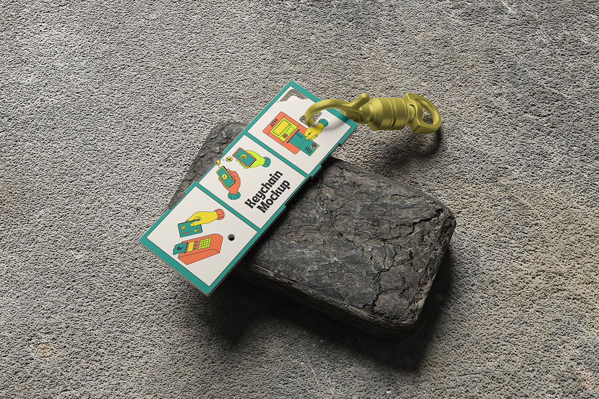 Keychain Mockup