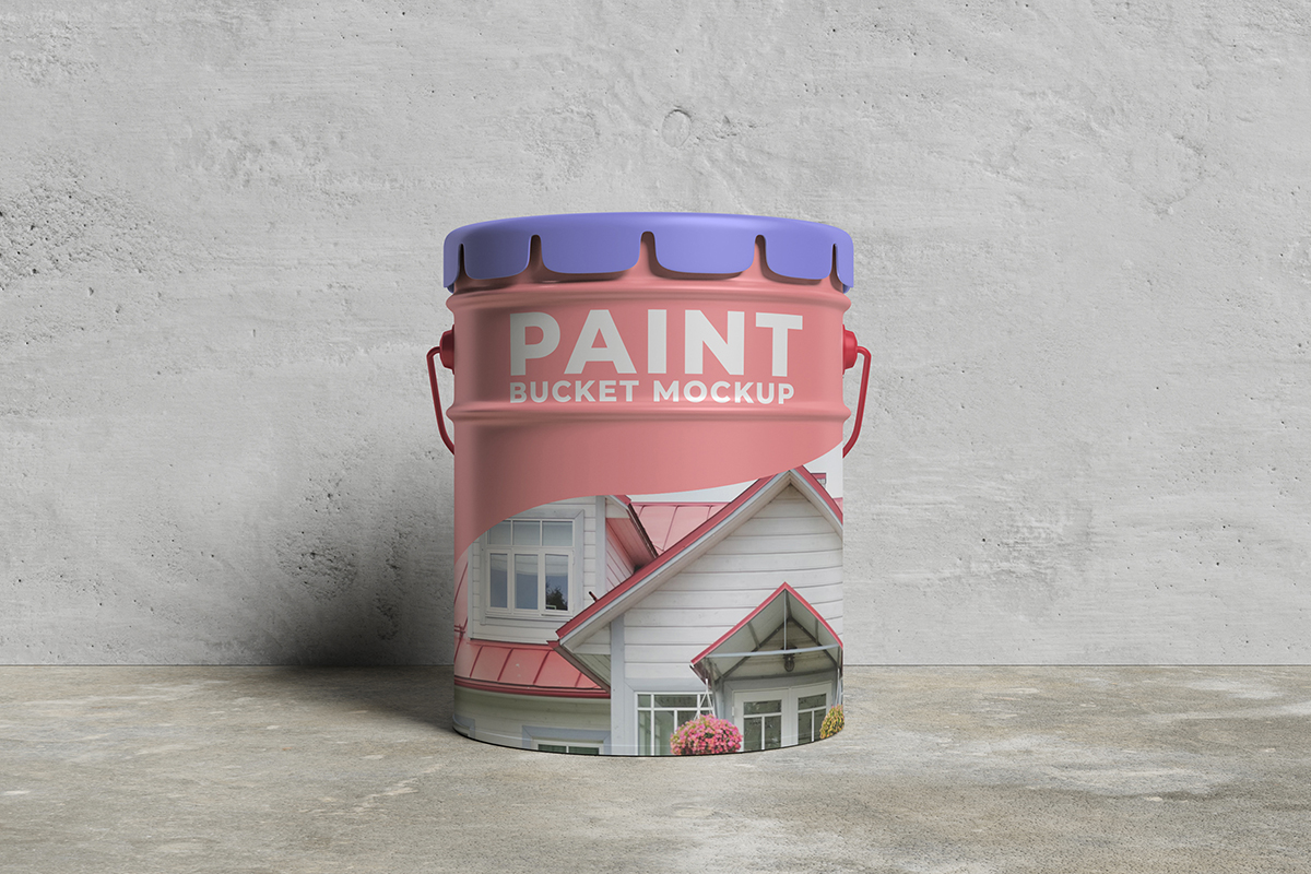 Paint Bucket Mockup