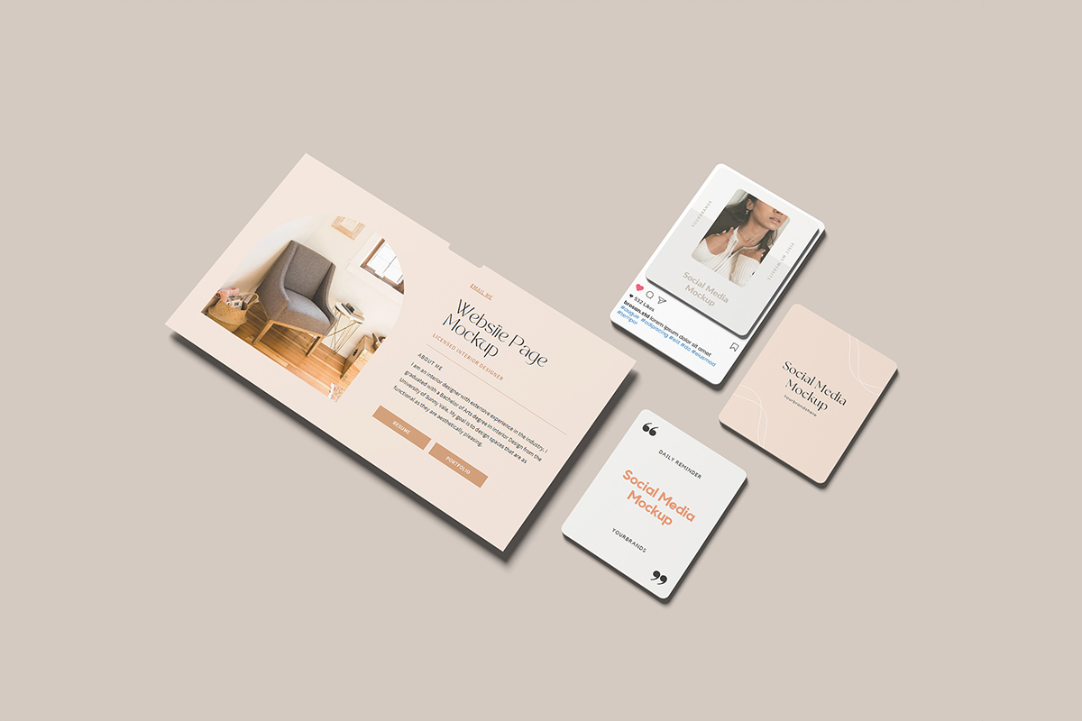 App and Website Screen UI Mockup